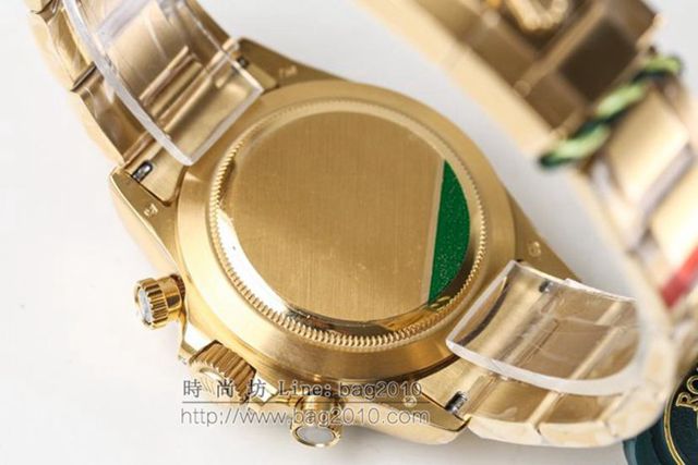 勞力士手錶 Rolex全新彩虹圈迪通拿Daytona 緞紋字面 Rolex高端男士腕表  hds1052